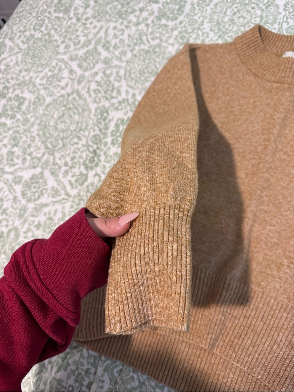 a new day Camel Crewneck Sweater - Picture 4 of 7